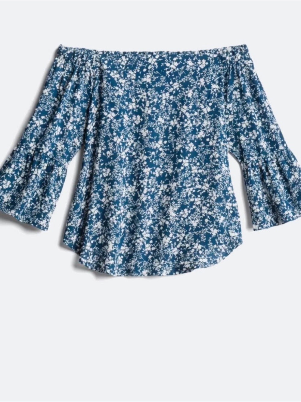 Verse Stassi Off the Shoulder Bell Sleeve Blouse